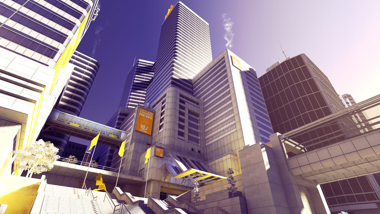 Rascacielos y arquitectura de la ciudad de Mirror’s Edge